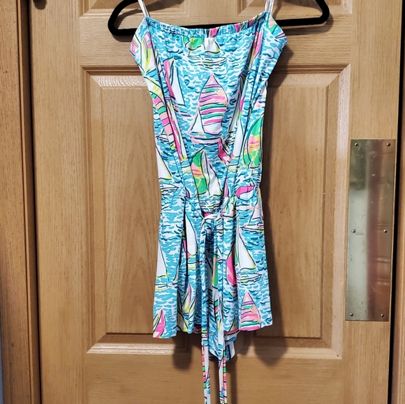 Lilly Pulitzer You Gotta Regatta Romper - Picture 1 of 4